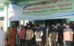 Para pimpinan lintas agama Banten ketika doa bersama