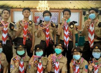 Ketua Kwartir Yogyakarta Heroe Poerwadi Lantik Siaga, Penggalang dan Penegak Kwartir pramuka yogyakarta