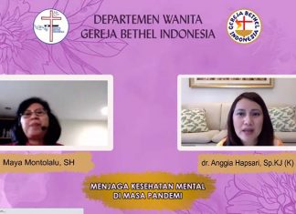 Pentingnya Manajemen Stres Dibahas WBI dalam Diskusi Virtual Wanita Bethel Indonesia (WBI)