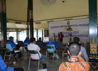 Alumni Universitas Widya Mataram Gelar Mukernas di Tengah Pandemi Secara Luring dan Daring Mukernas KAWIMA