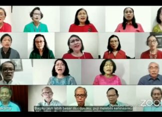 Adiyuswa GKJ Kumpul, Rayakan Hari Lansia Nasional Paduan suara virtual yang dibawakan oleh GKJ Jakarta