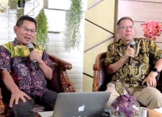 Pdt. Markus Sudarji dan Antonius Natan Pandu Webinar Departemen Keluarga BPP GBI, Pembicara Pdt. Gilbert Lumoindong.