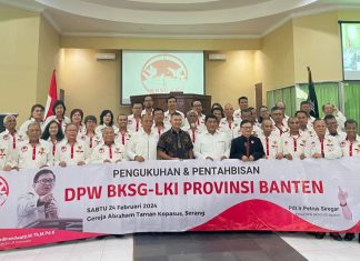 DPP BKSG-LKI Mengukuhkan dan Menahbiskan DPW BKSG-LKI Provinsi Banten